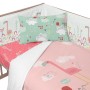 Paracolpi per culla HappyFriday Moshi Moshi Hola Multicolore 210 x 40 cm