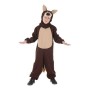 Costume per Bambini 3007-5 Lupo Feroce Marrone (2 Pezzi)