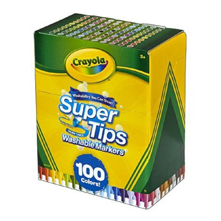 Set di Pennarelli Super Tips Crayola 58-5100 (100 uds)