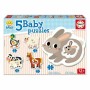 Set di 5 Puzzle Educa Baby Farm