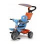 Triciclo Feber Baby Plus Music Azzurro Arancio