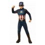 Costume per Bambini Captain America Avengers Rubies 700647_L Azzurro Bianco Rosso Argentato Argento L