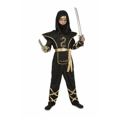 Costume per Bambini My Other Me Ninja 7-9 Anni Nero (4 Pezzi)