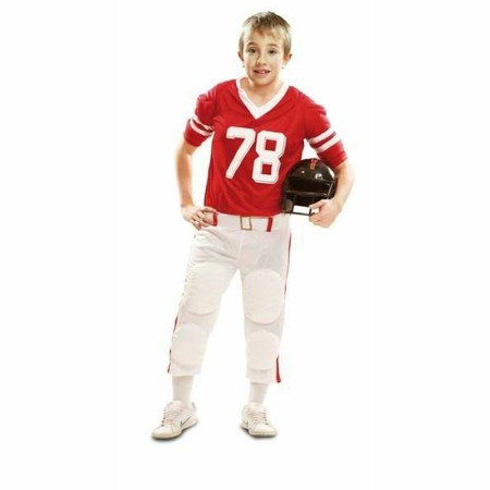 Costume per Bambini Giocatore di Rugby Rosso