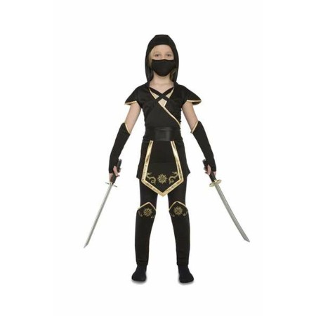 Costume per Bambini My Other Me Nero Ninja 5-6 Anni (5 Pezzi)