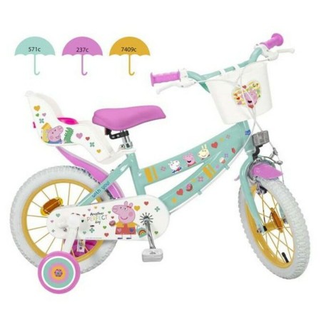 Bicicletta per Bambini Toimsa Peppa Pig 5-8 Anni (16")