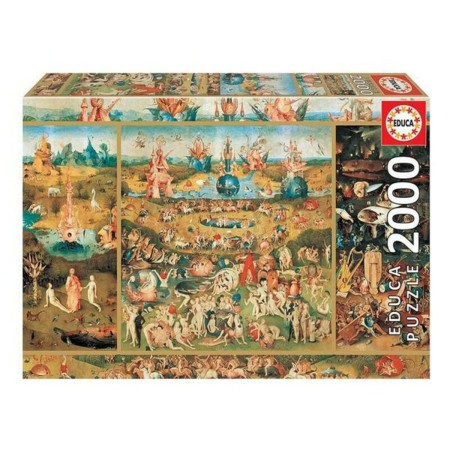 Puzzle Educa El Jardín de las Delicias (De tuin der lusten) (2000 pcs)