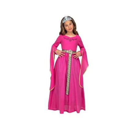 Costume per Bambini My Other Me Rosa Principessa Medievale 10-12 Anni