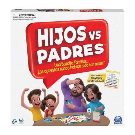 Gioco da Tavolo Spin Master Hijos vs Padres 206 Pezzi 26,99 x 26,99 x 5,4 cm