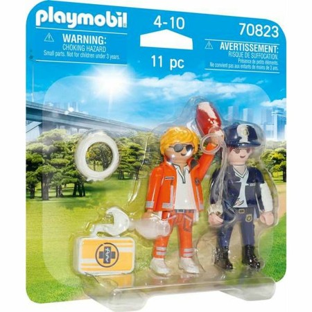 Playset Playmobil 70823 Doctor Poliziotto 70823 (11 pcs)