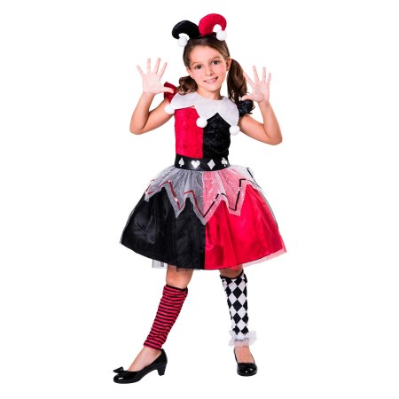 Costume per Bambini My Other Me Arlecchino 5-6 Anni Rosso