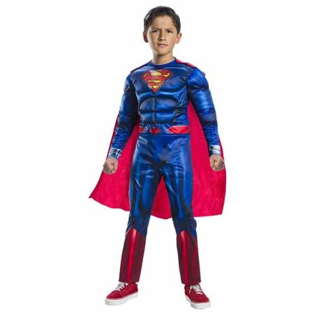 Costume per Bambini Rubies Black Line Deluxe Superman Azzurro