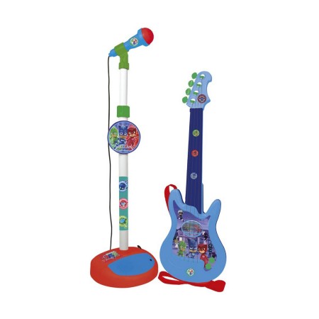 Chitarra da Bambino PJ Masks  Microfono Azzurro