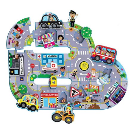 Puzzle per Bambini Reig Busy City 11 Pezzi