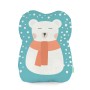 Cuscino HappyFriday Happynois Multicolore Orso polare 40 x 30 cm