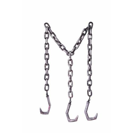 Accessori per travestimenti My Other Me 180 X 55 X 5 cm Catene Macellaio Grigio PVC (12)