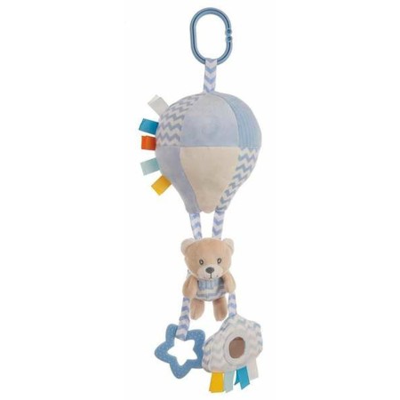 Peluche con Sonagli Activity Azzurro Orso Palloncino 40 cm