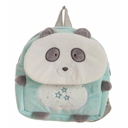 Zaino per Bambini Panda 26 x 22 cm Azzurro