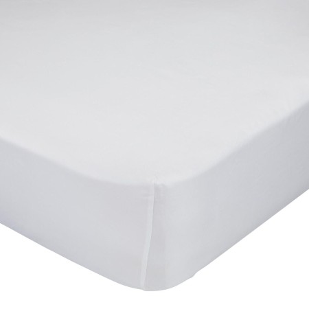 Lenzuolo con angoli HappyFriday BASIC Bianco 160 x 200 x 32 cm