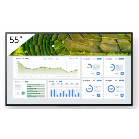 Monitor Videowall Sony 55" 4K Ultra HD IPS D-LED LCD