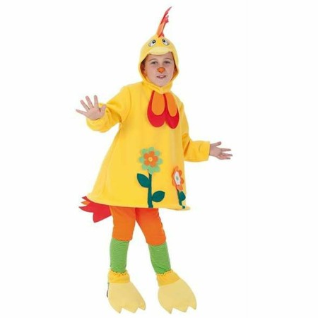 Costume per Bambini Crazy Gallina (4 Pezzi)