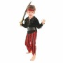 Costume per Bambini Rosso Pirata (4 Pezzi)