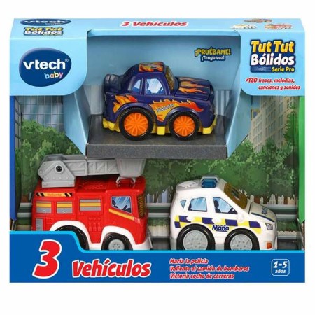 Playset di Veicoli Vtech 8 x 9 x 5,5 cm 3 Pezzi