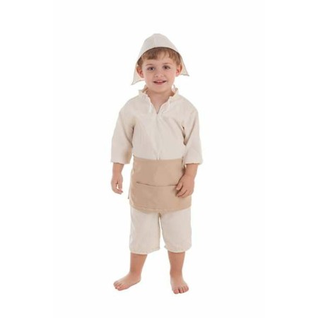 Costume per Bambini Molinero 2-3 Anni Bianco 4 Pezzi