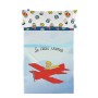 Set di Lenzuola HappyFriday Le Petit Prince Son avion Multicolore Singolo 2 Pezzi