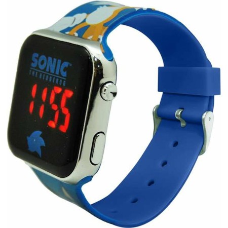 Orologio digitale Sonic Per bambini Display LED Azzurro Ø 3,5 cm