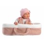 Bambolotto Neonato Llorens Mimi Rosa 40 cm Navicella