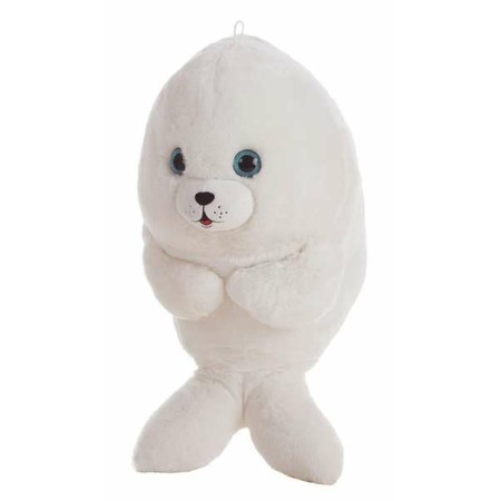 Peluche Foca Bianco 24 cm