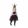 Costume per Bambini Teeth Vampiro Donna 3 Pezzi