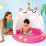 Piscina Gonfiabile per Bambini Intex Rosa Unicorno 102 x 102 cm