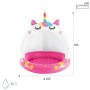 Piscina Gonfiabile per Bambini Intex Rosa Unicorno 102 x 102 cm