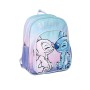 Zaino Scuola Stitch Lilla 31 x 12 x 38 cm