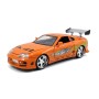 Playset Fast & Furious Brian & Toyota Supra 2 Pezzi