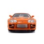 Playset Fast & Furious Brian & Toyota Supra 2 Pezzi