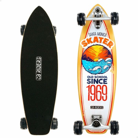 Skateboard Colorbaby Santa Monica Skater Legno 74 x 22 cm