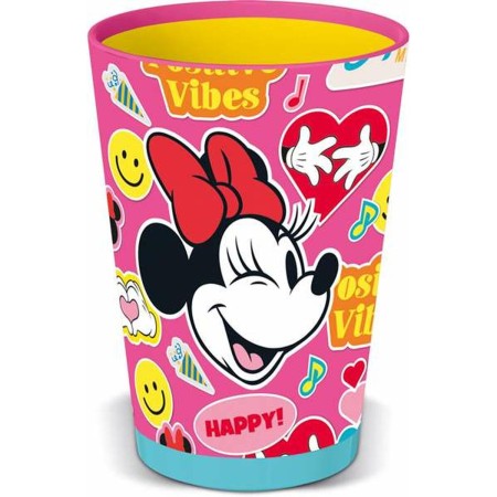 Bicchiere Minnie Mouse Flower Power 470 ml Plastica