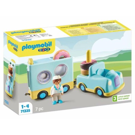 Playset Playmobil 71325 Camion Ciambella 7 Pezzi