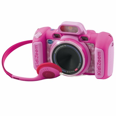 Macchina fotografica giocattolo per bambini Vtech Kidizoom Duo DX Rosa