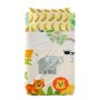 Set di Lenzuola HappyFriday Mr Fox Wild Multicolore Culla Neonato 2 Pezzi