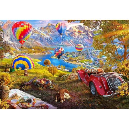 Puzzle Educa The Valley of Hot Air Balloons 3000 Pezzi