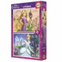 Set di 2 Puzzle Disney Princess Cinderella and Rapunzel 48 Pezzi