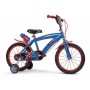 Bicicletta per Bambini Spider-Man Huffy Azzurro Rosso 16"