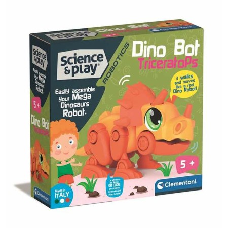 Set di Costruzioni Clementoni Dino Bot Triceratops 20 x 20 x 6 cm