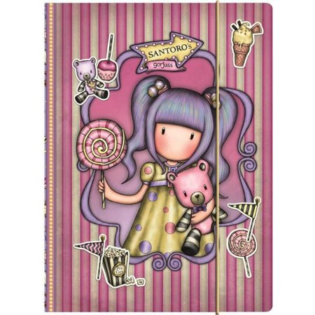 Agenda Gorjuss Fairground First Prize Lilla A4 24,8 x 9 x 33,4 cm