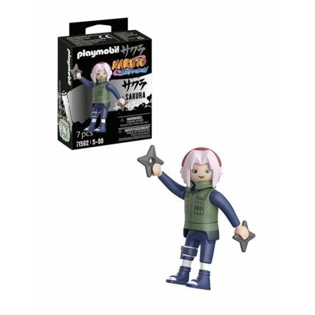 Playset Playmobil Naruto: Sakura 71562 7 Pezzi