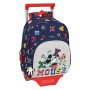 Trolley per la Scuola Mickey Mouse Only one Blu Marino 28 x 34 x 10 cm